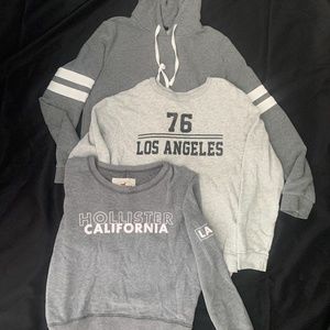 Sweatshirt Lot 3 Hollister Forever 21